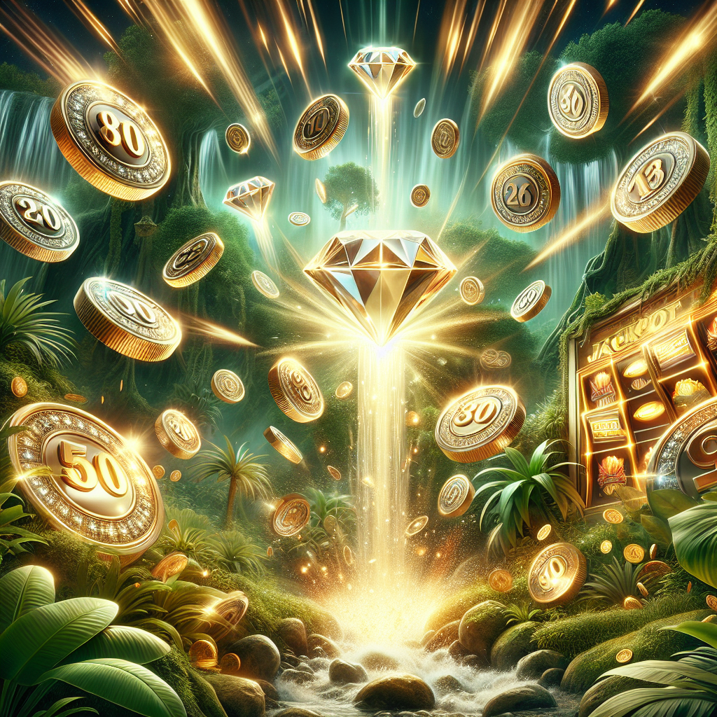 Diamantes, jackpot y monedas como bonos de la slot Congo Cash