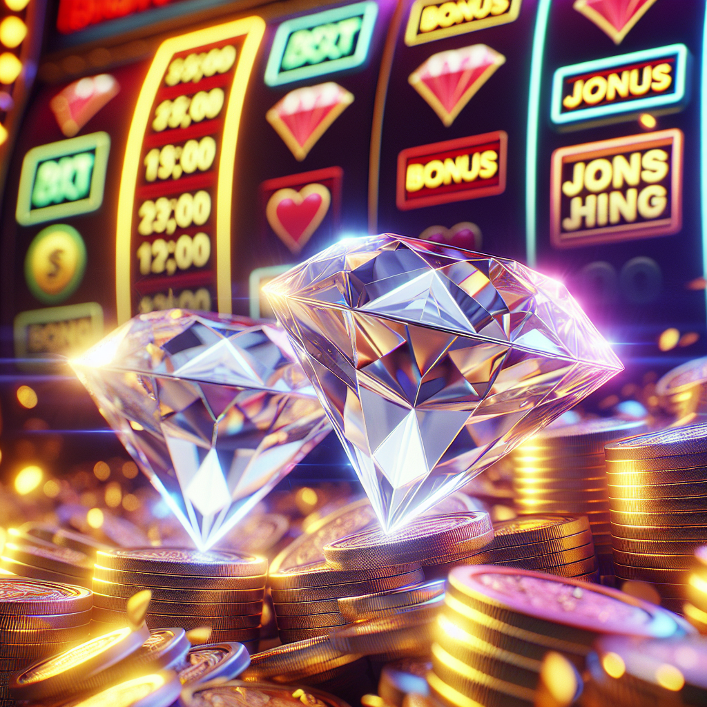 Diamantes y medidores de jackpot dentro de la tragamoneda Congo Cash
