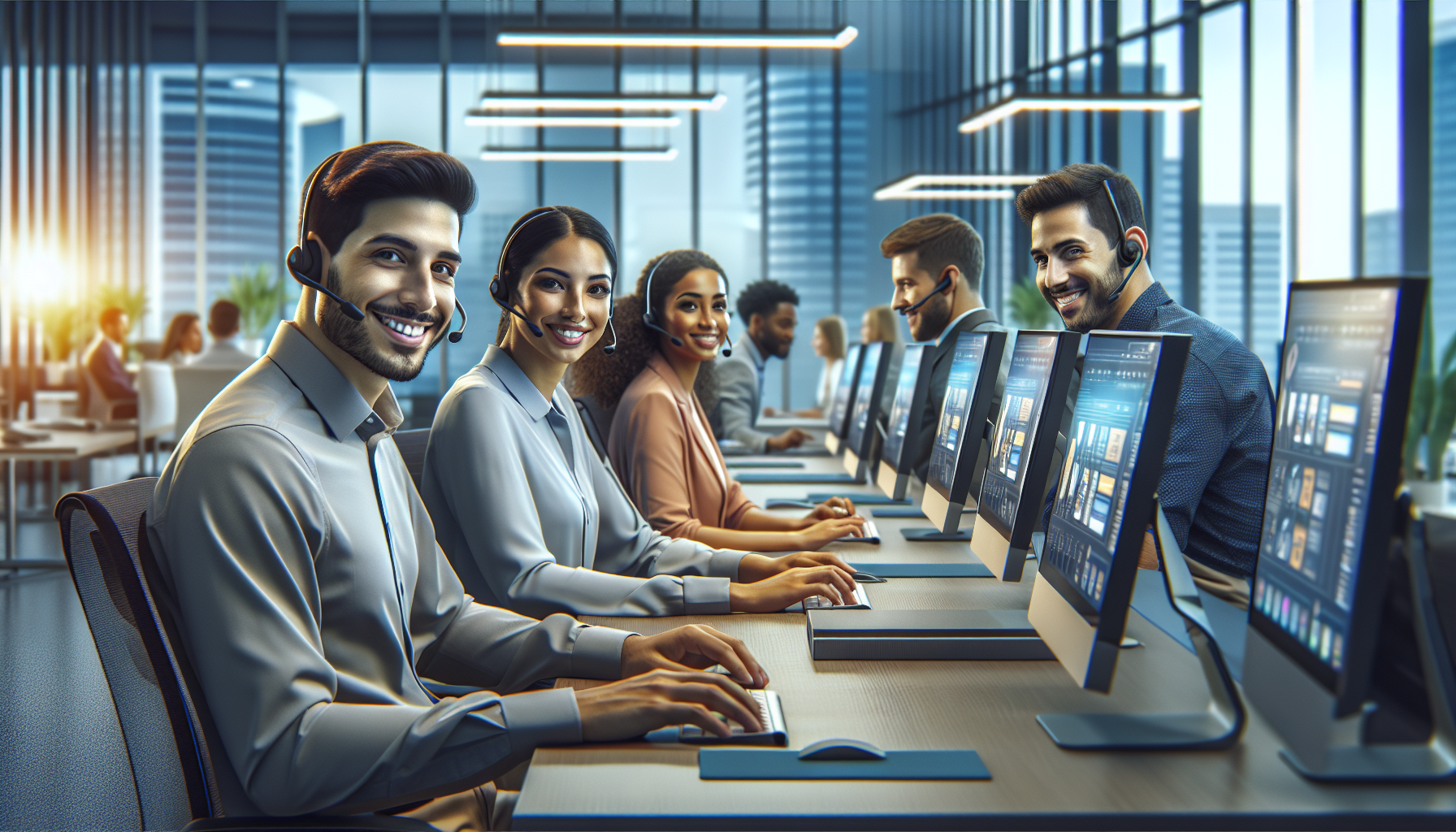 Equipo de soporte profesional de bplay asistiendo a jugadores