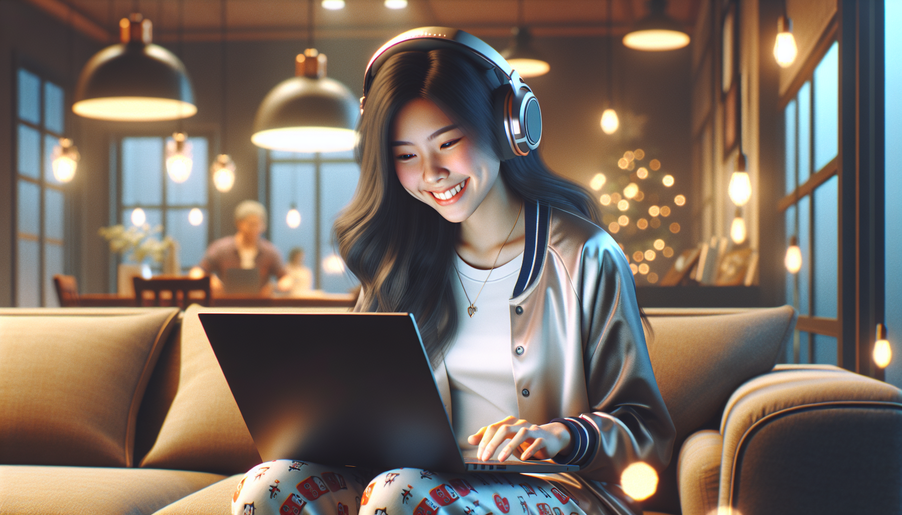 Jugador adulto practicando juego responsable en línea en un entorno seguro