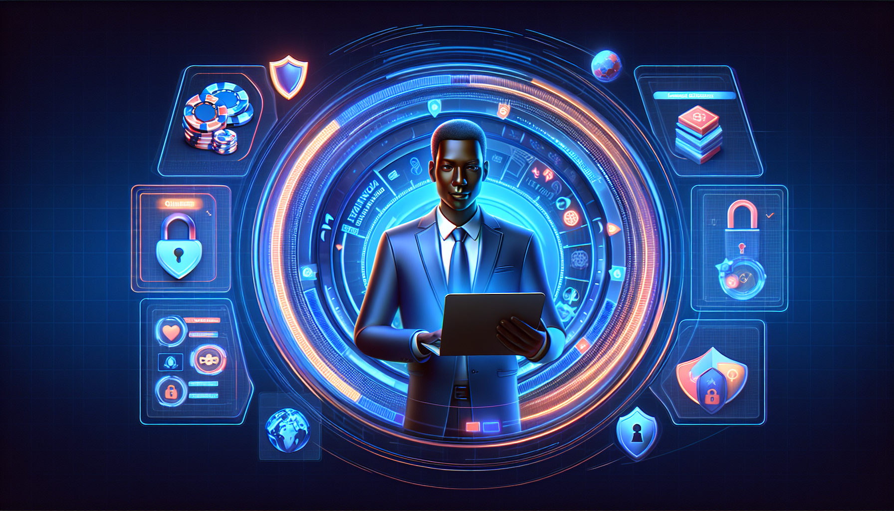 Usuario disfrutando de una navegación privada y segura en bplay